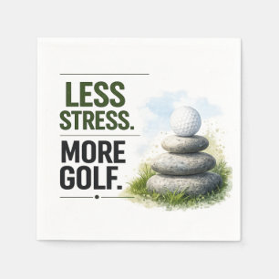 Golf funny saying for golfer napkins