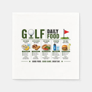 Golf funny saying for golfer napkins