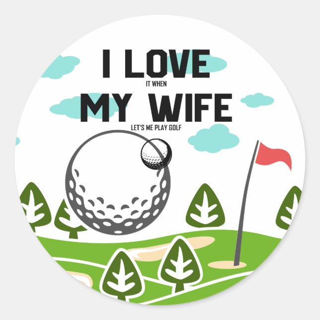 Golf Funny saying for golfer  Square Sticker (Front)