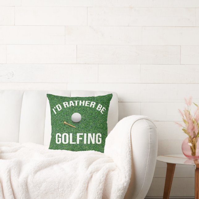 Golf funny saying for golfer  throw pillow (Couch)