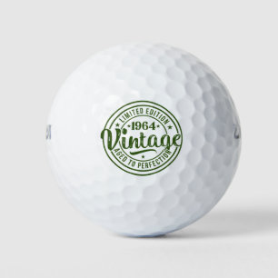 Golf funny saying golfer was born  1964 balls