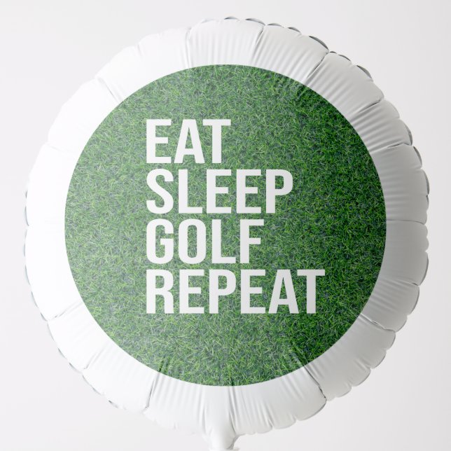 Golf funny saying quotes for golfer balloon (Front)