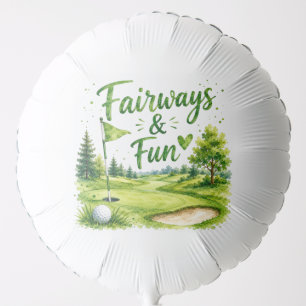 Golf funny saying quotes for golfer balloon