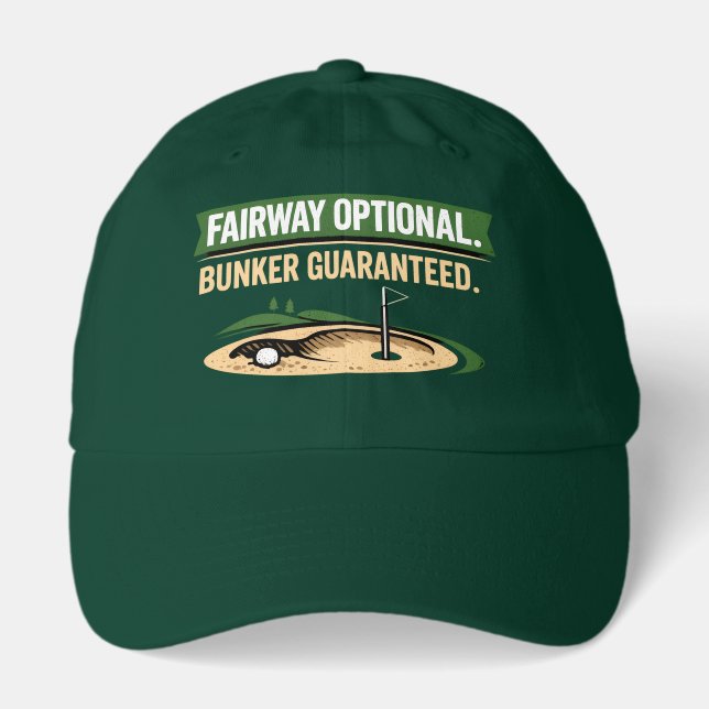 Golf funny saying quotes for golfer hat (Front)