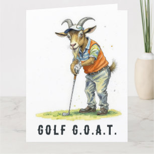 Golf G.O.A.T.- Big Golf Card