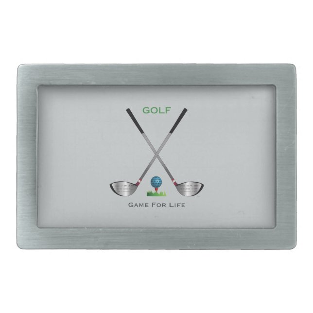 GOLF - Game for Life Belt Buckle (Front)