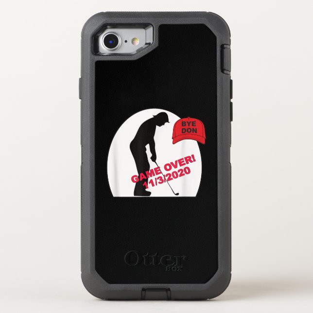 Golf Game is Over Funny Anti-Trump Otterbox iPhone Case (Back)