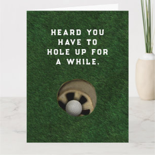Golf Get Well Card