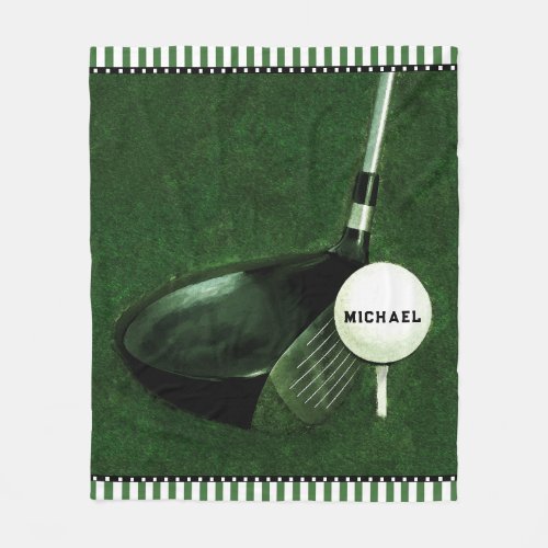 Golf Gift Fleece Blanket