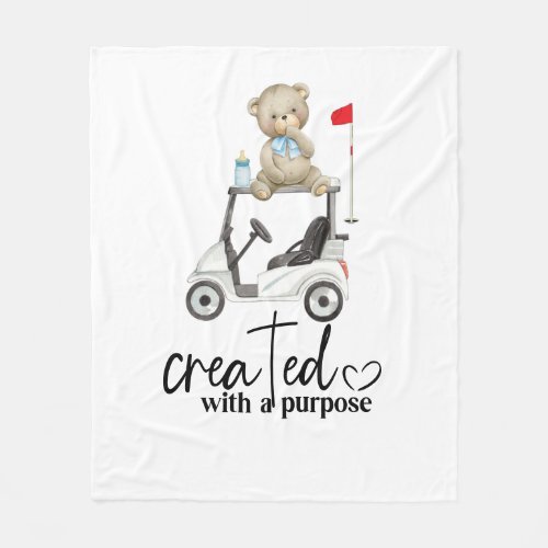 Golf Gift for Baby Shower Baby Golfer    Fleece Blanket