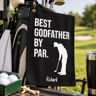 Golf Gifts For Godfather Best By Par Golfer Funny Towel