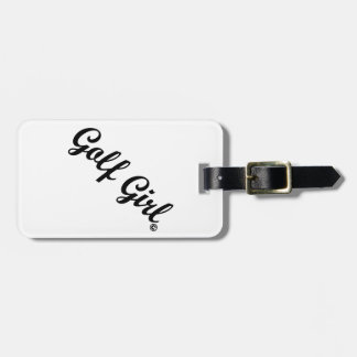Golf Girl Luggage Tag