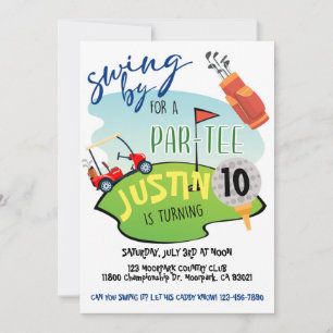 GOLF, GOLF PARTY, PAR-TEE, BIRTHDAY