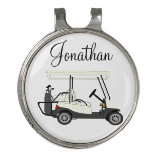 Golf Golfer Cart Personalized Golf Hat Clip