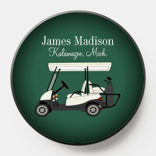 Golf Golfer Cart Personalized Popgrip by Popsock PopSocket