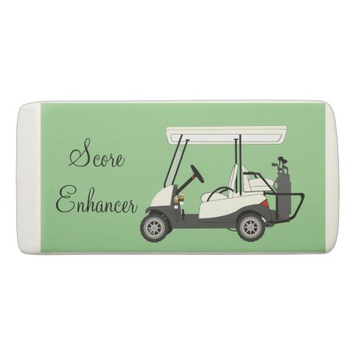 Golf Golfer Cart Score Enhancer Eraser