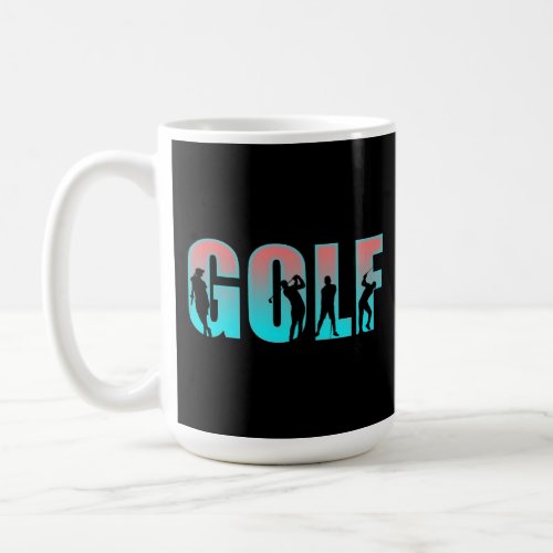 Golf Golfer Golf Clubs Gift Hybrid Coffee Mug