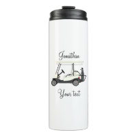 Golf Golfer Morning Travel Mug Thermal Tumbler