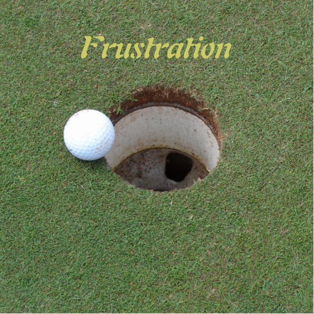 Golf golfer Photo sculpture (Front)