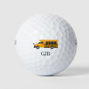 Golf Golfer Teacher School Admin. Bus Driver Golf Balls