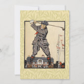 Golf Golfer Vintage Antique Golfing (Front)