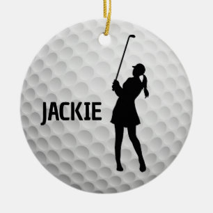 Golf Golfing Design Ceramic Ornament