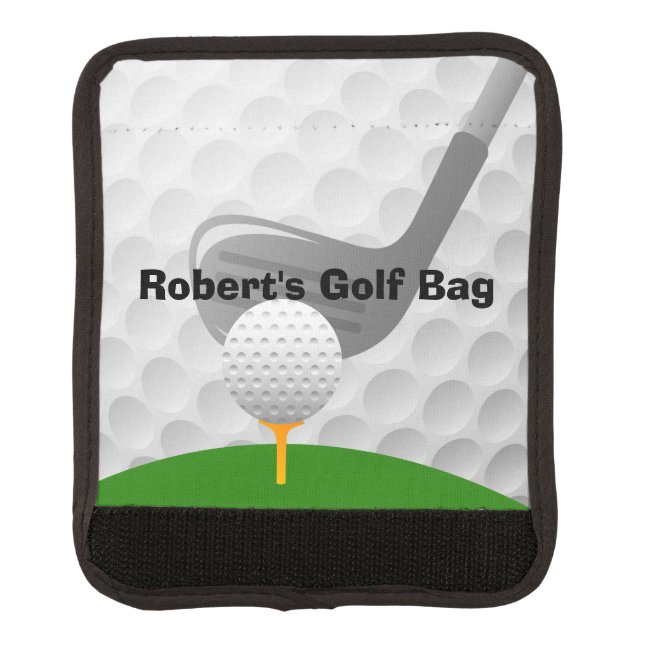Golf Golfing Design Luggage Handle Wrap