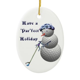 Golf Golfing Golfers Christmas Gifts Ornament