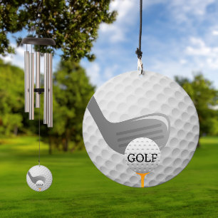 Golf Golfing Wind Chime