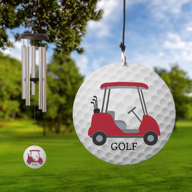 Golf Golfing  Wind Chime (Outdoor)