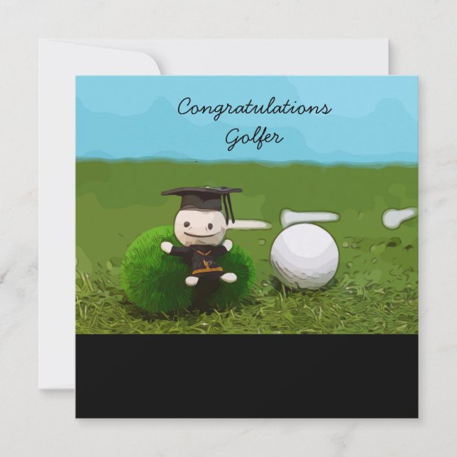 Golf Graduation Card (Front)