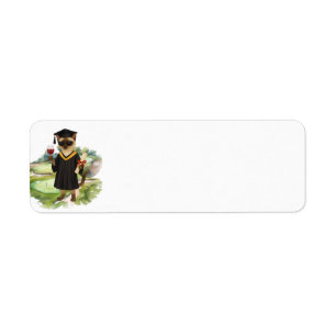 Golf Graduation themed  Label