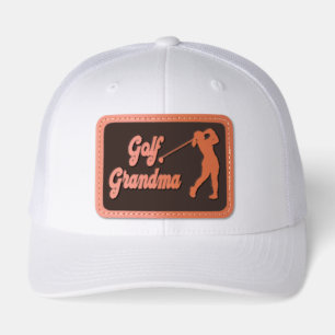 Golf Grandma Leather Patch Hat