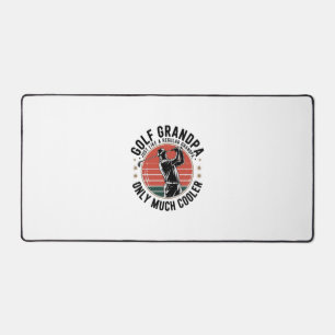 Golf Grandpa Just Like a Regular GrandpA (2) Desk Mat