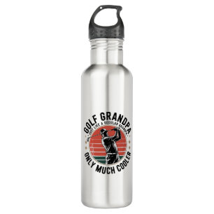Golf Grandpa Just Like a Regular GrandpA (2) Stainless Steel Water Bottle