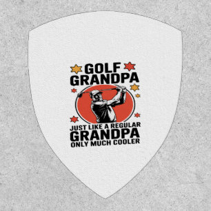 Golf Grandpa Just Like a Regular Grandpa Patch