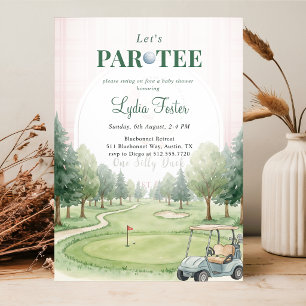 Golf Green Baby Shower Par-Tee Invitation