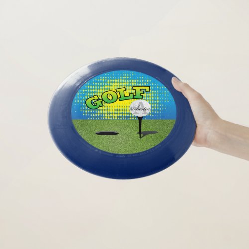 Golf ️️ Green Design _ Monogram Wham_O Frisbee