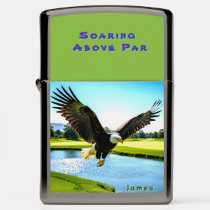 Golf Green Eagle (w/ Initials or Name) Zippo Lighter