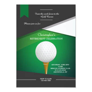 Golf Green Invitation