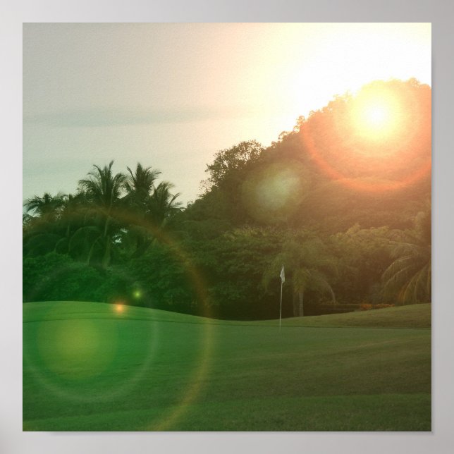 Golf Green Poster Print (Front)