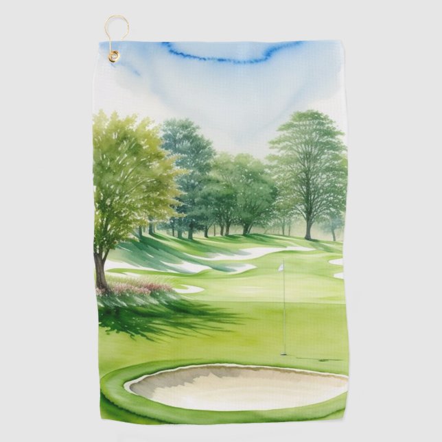 Golf Greenery Towel (Front)