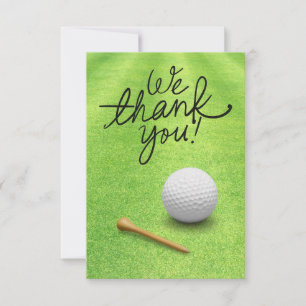 GOLF Greens Gratitude: Fairway Thank You Card