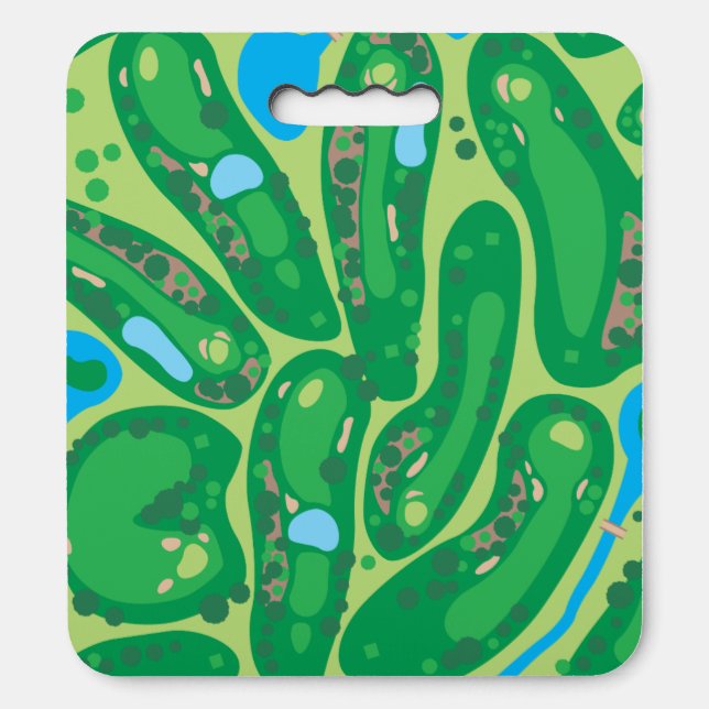Golf Greens Seat Cushion (Front Vertical)