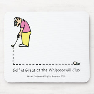 Golf Greetings mousepad
