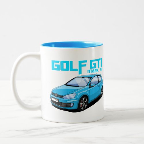 GOLF GTI MK6 Two_Tone COFFEE MUG