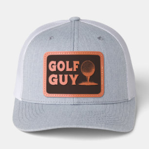 Golf Guy Leather Patch Hat