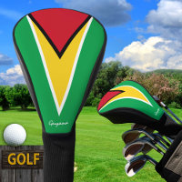 Golf Guyana & Guyana Flag /Golf Clubs Covers