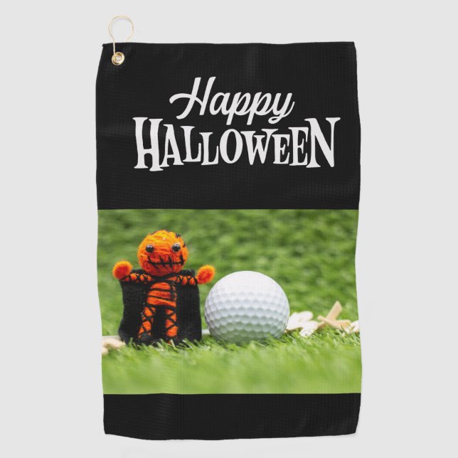 Golf Halloween Spooky Scary for golfer   Towel (Front)