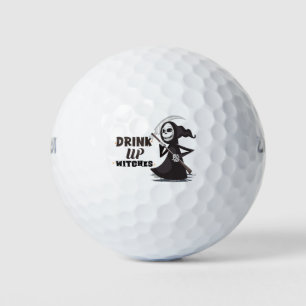 Golf Halloween with witch Balls